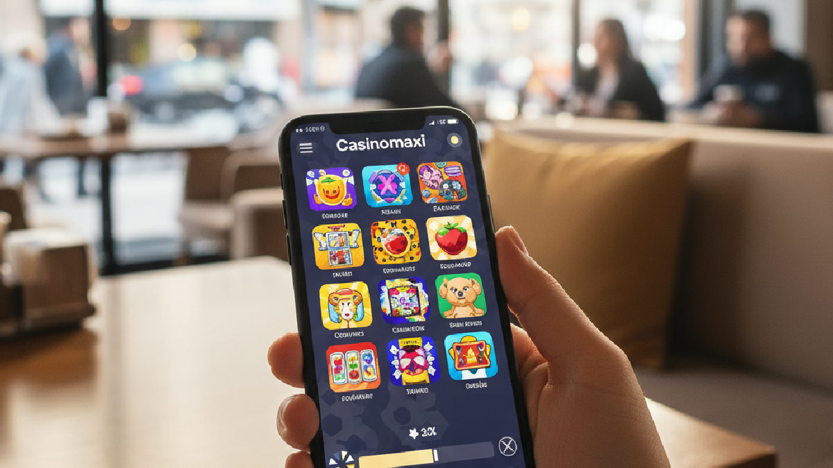Casinomaxi mobil arayüzü ile tüm casino oyunlarına kolayca ulaşın.